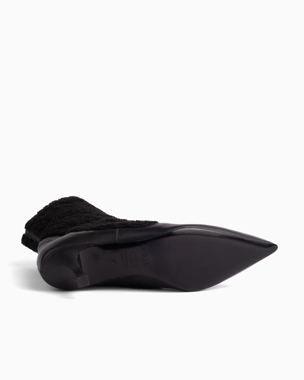 Anna Boot 45 Black Bouclé - HOUSE OF ATANA