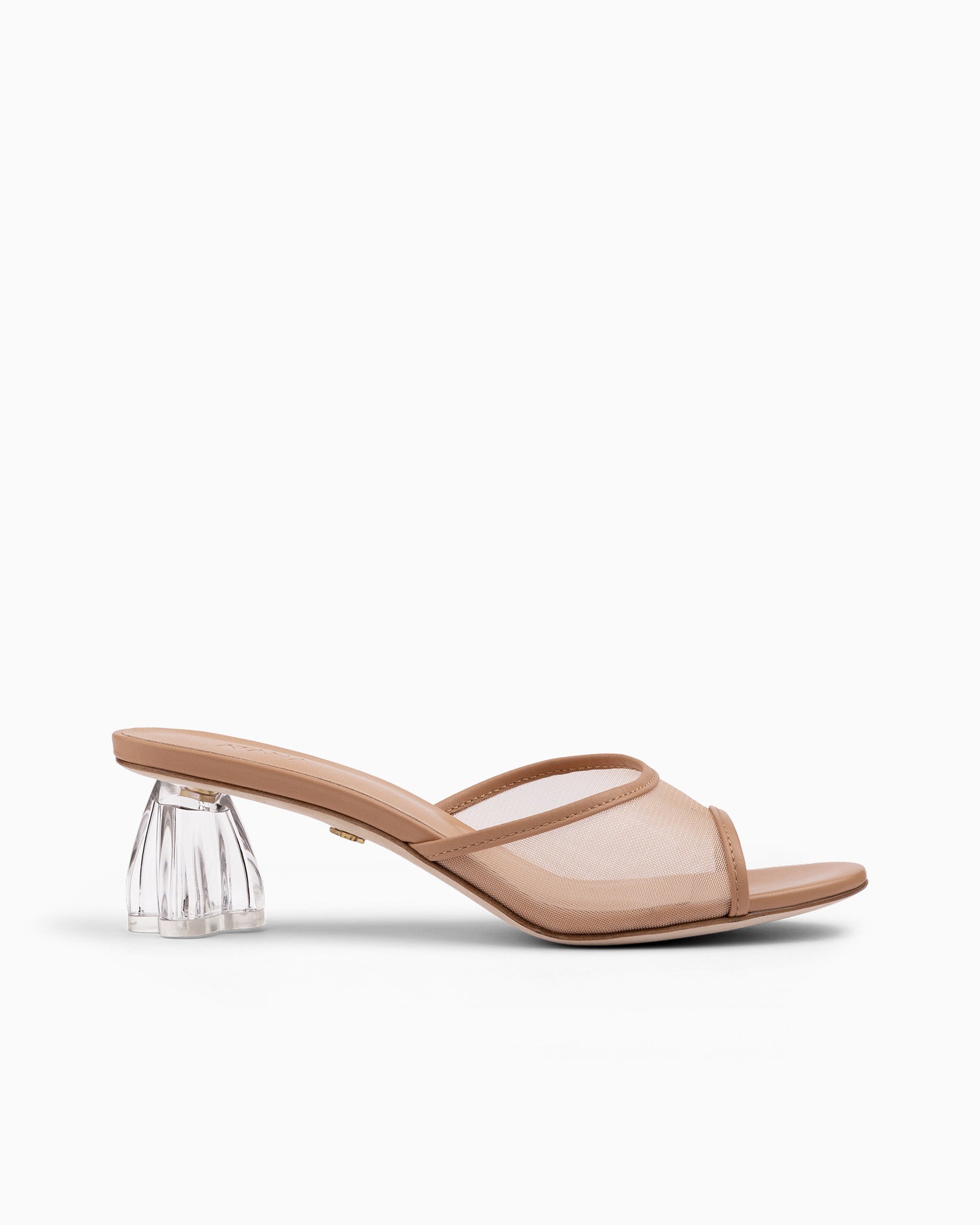 Fiorellini Glass Mule 50 Tan - HOUSE OF ATANA