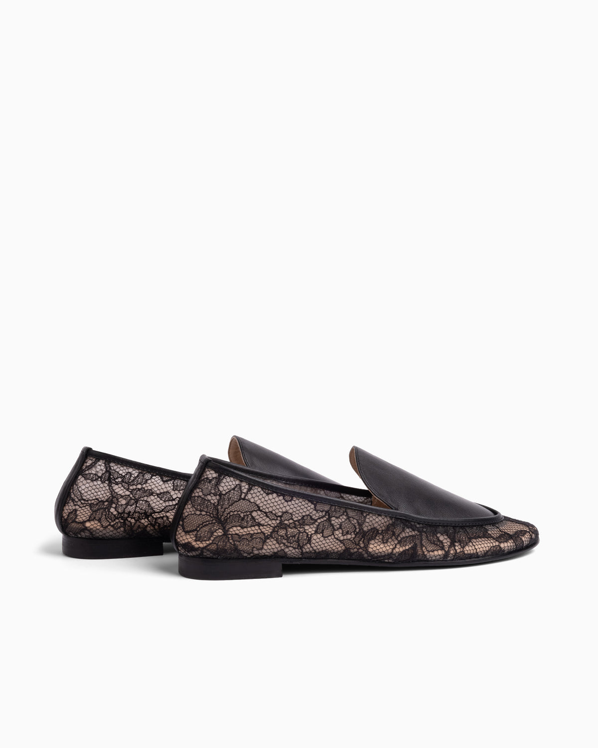 Opera Loafer Black Lace - HOUSE OF ATANA