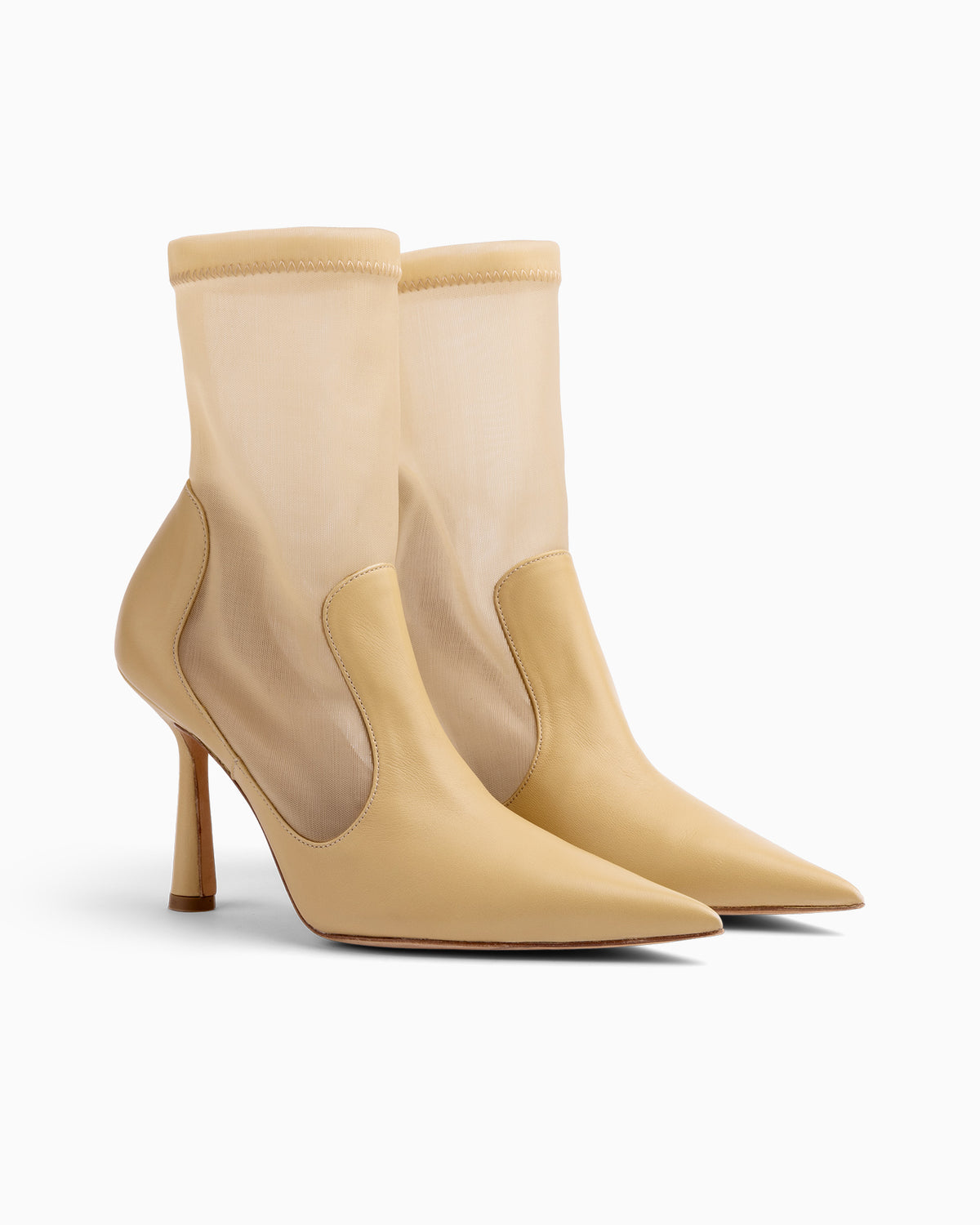 Anna Boot 95 Wheat Leather - HOUSE OF ATANA
