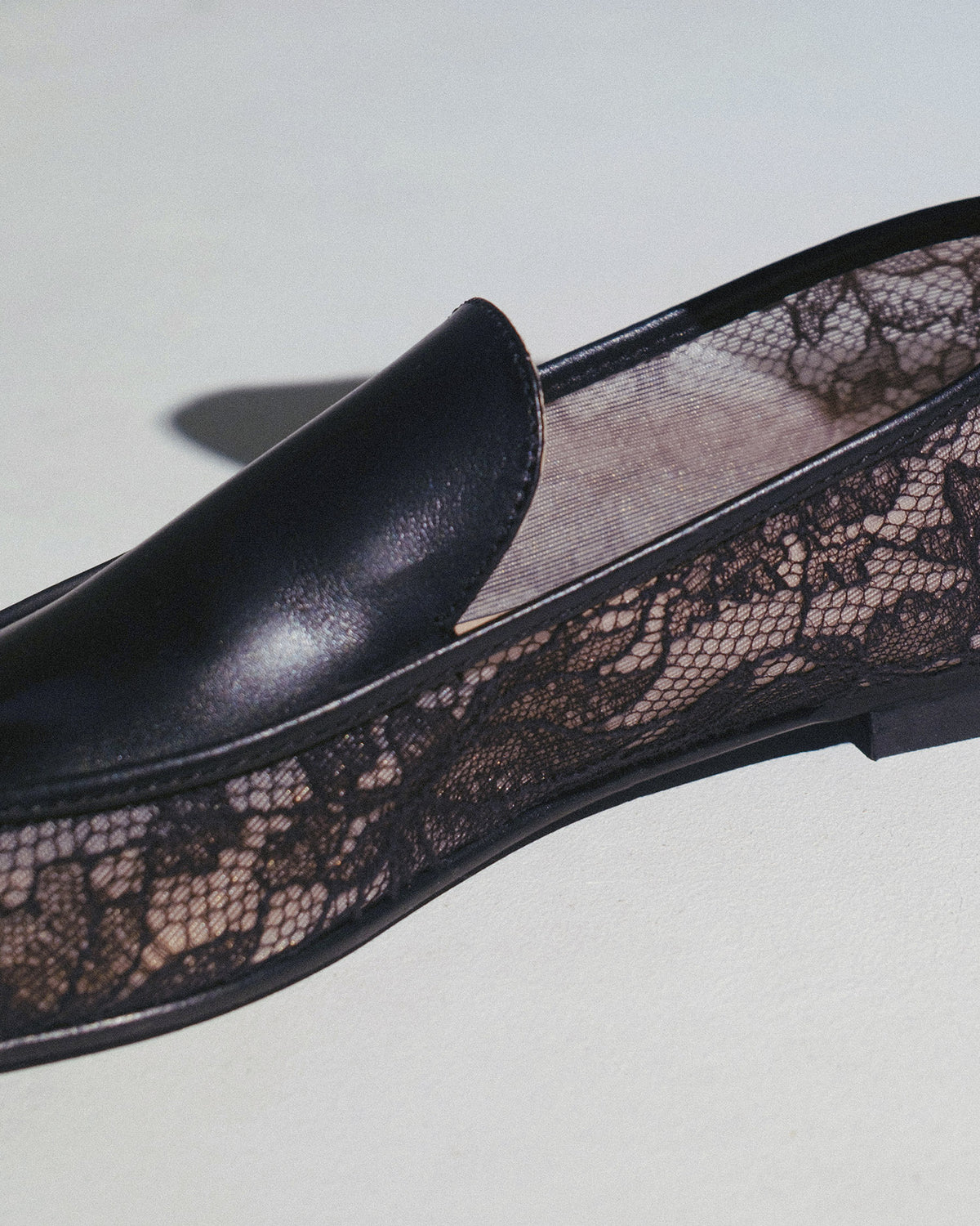 Opera Loafer Black Lace - HOUSE OF ATANA