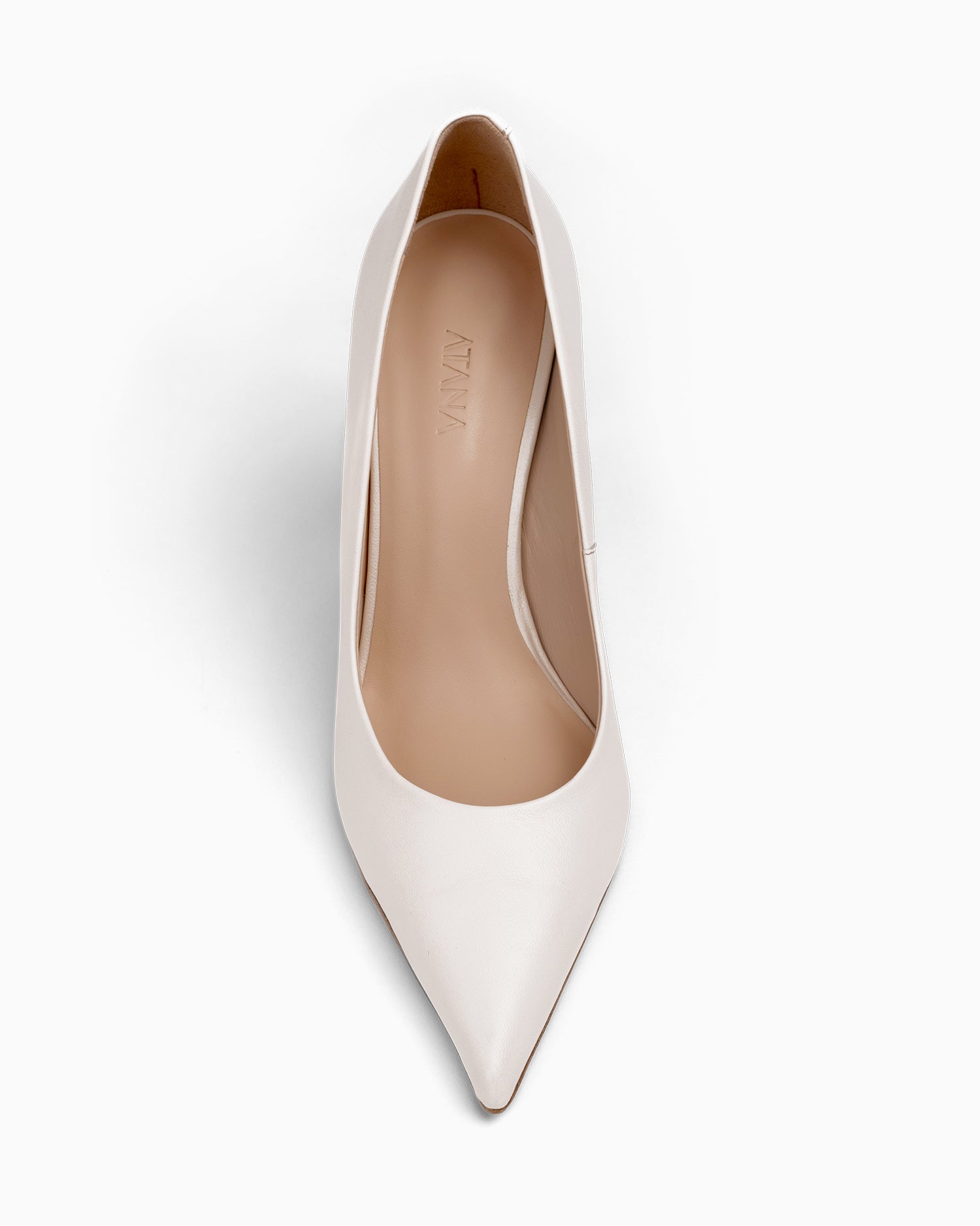 Fiorellini Glass Pump 90 White - HOUSE OF ATANA