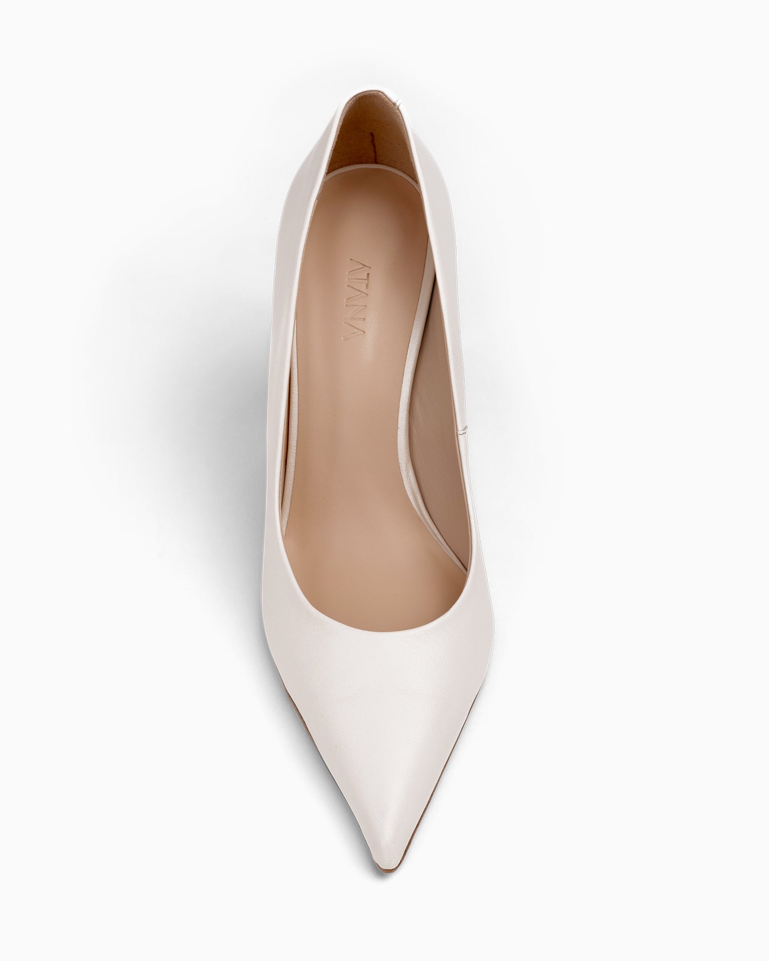 Fiorellini Glass Pump 90 White - HOUSE OF ATANA