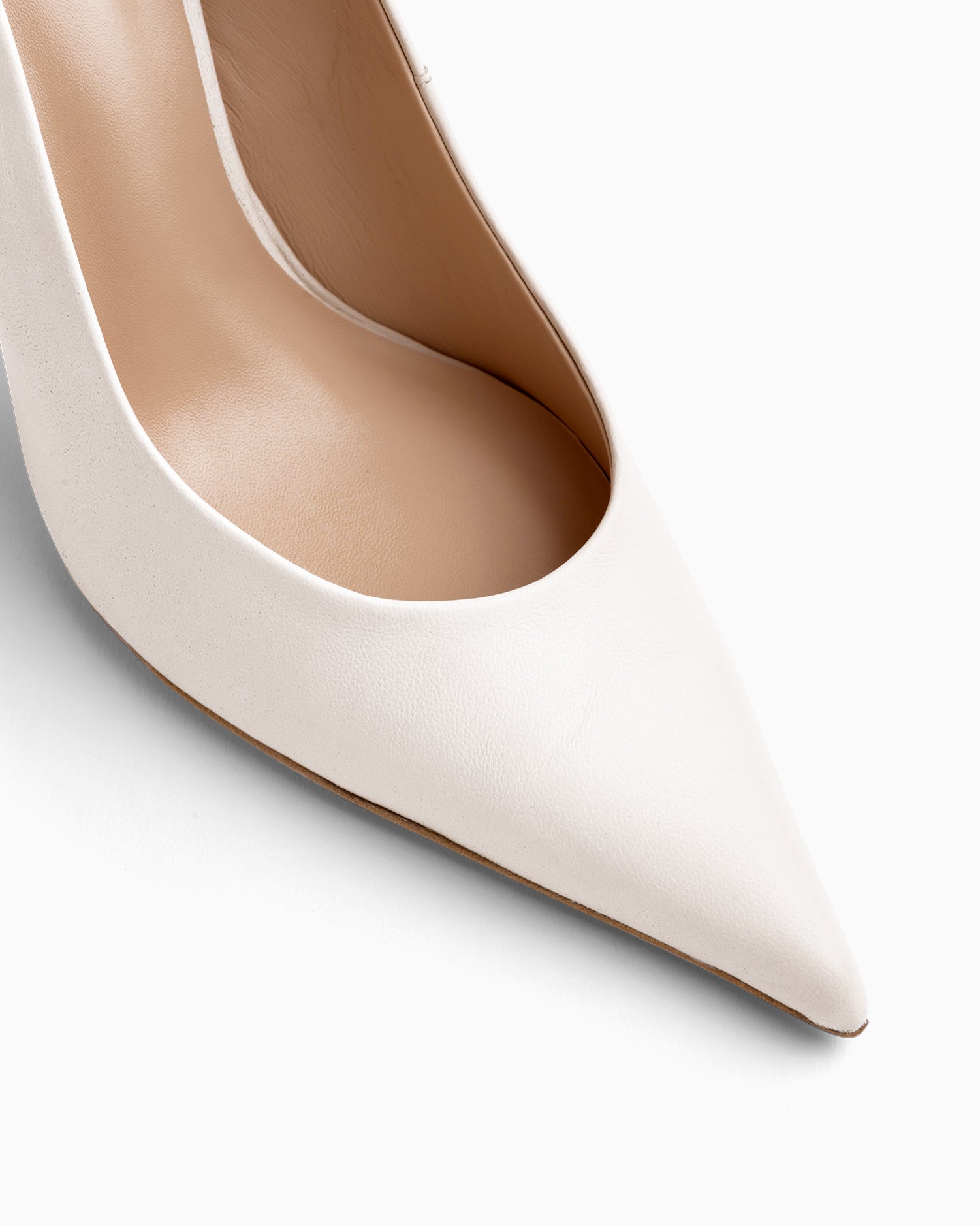 Fiorellini Glass Pump 90 White - HOUSE OF ATANA