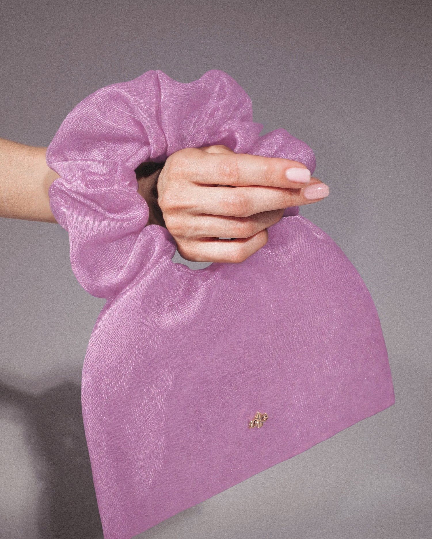 HOUSE OF ATANA Mini Rouche Bag Violet