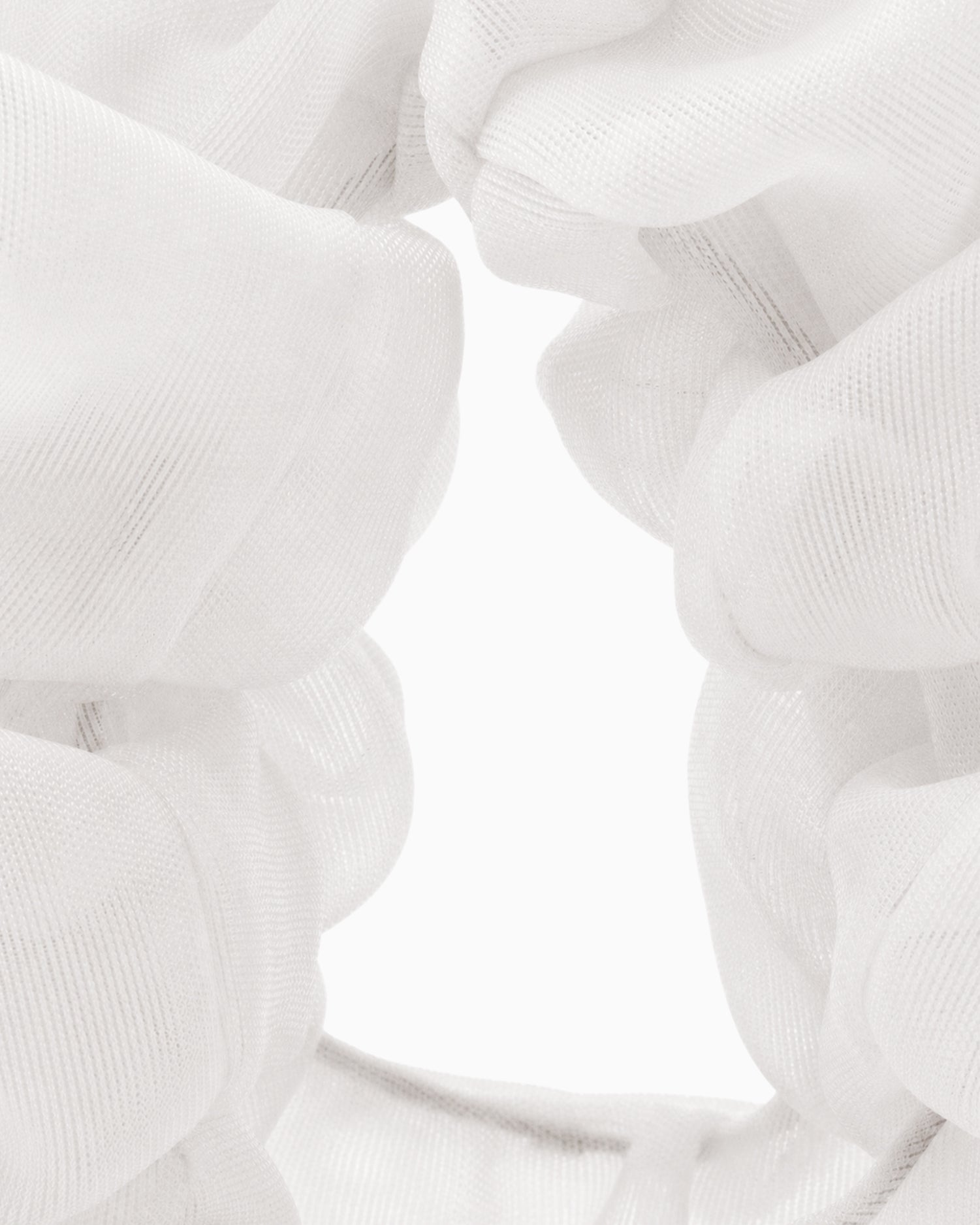 HOUSE OF ATANA Mini Rouche Bag White
