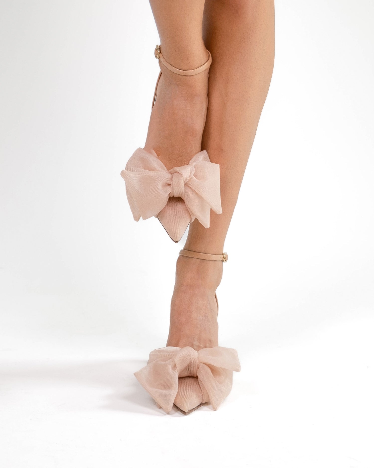 Bow Slipper 75 Tan - HOUSE OF ATANA