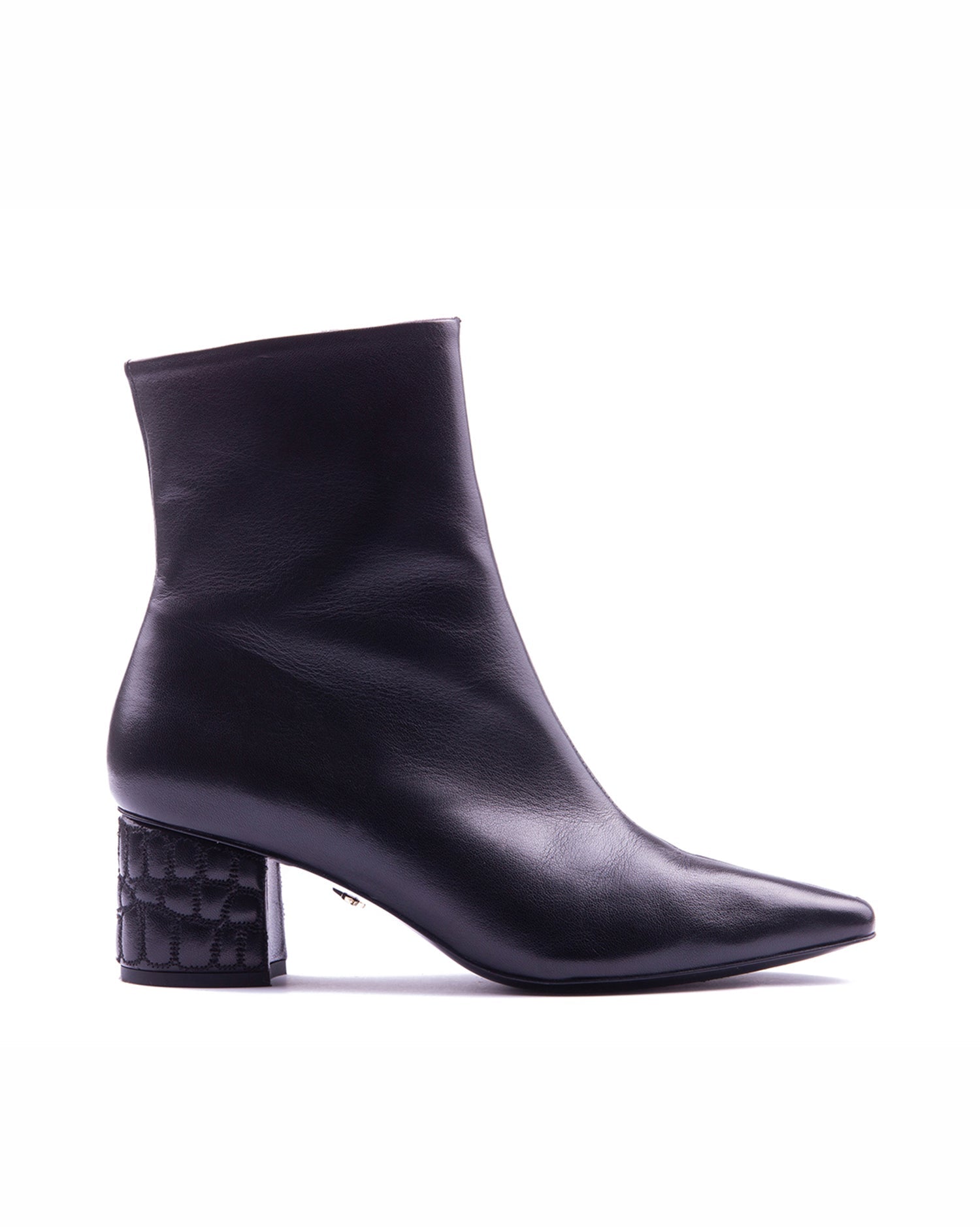 Croc Heel Boot 55 Black - HOUSE OF ATANA