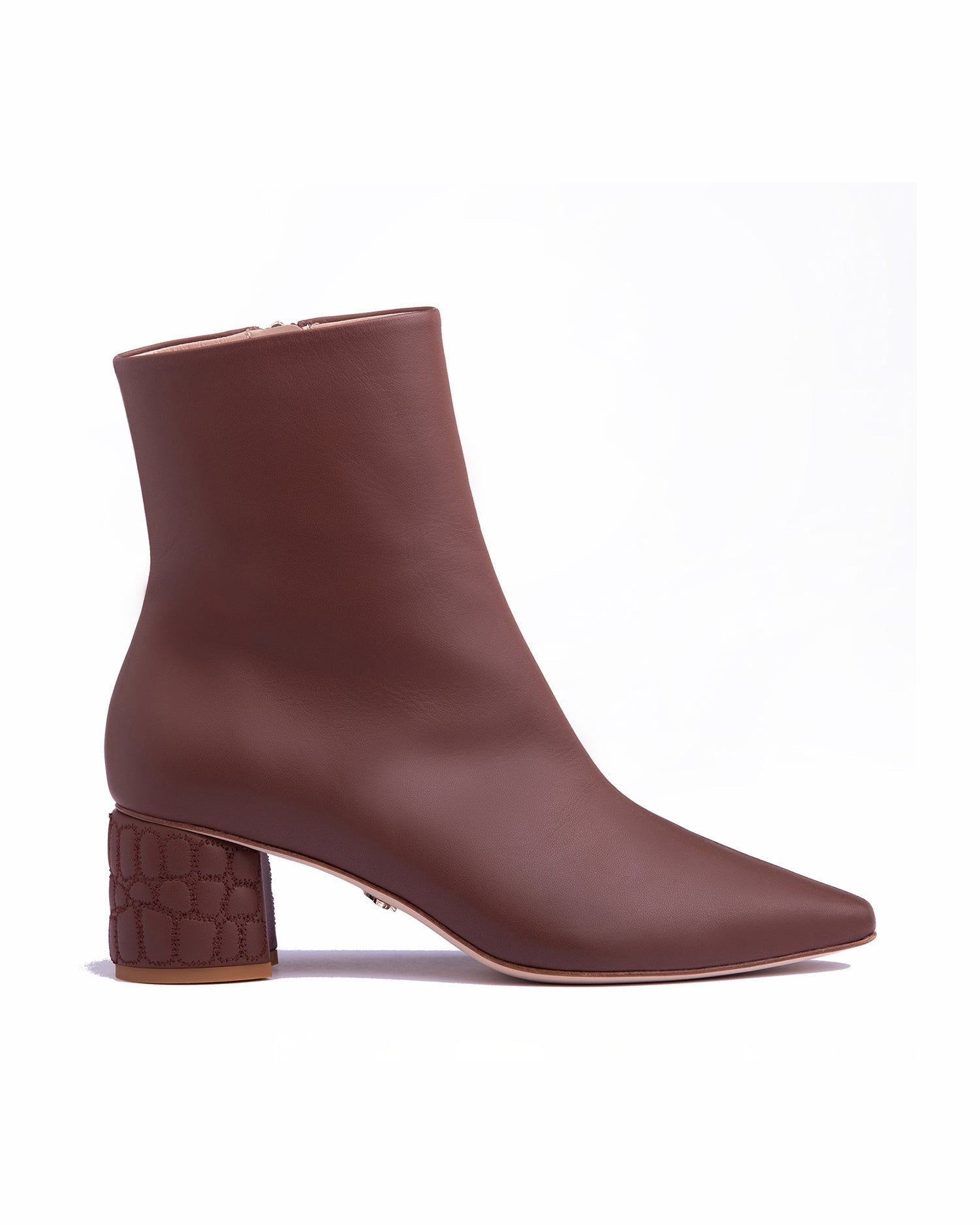 Croc Heel Boot 55 Saddle Brown - HOUSE OF ATANA