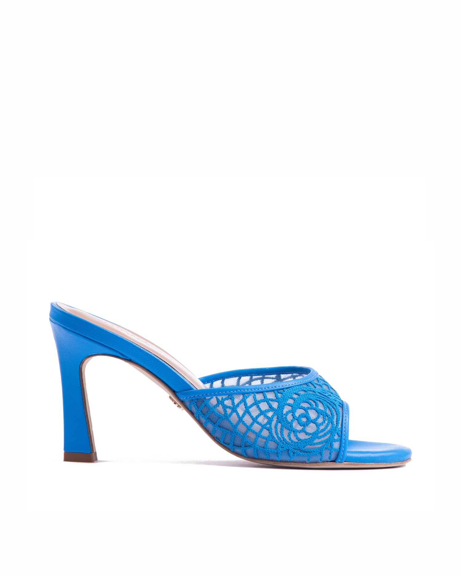 Crochet Mule 85 Blue - HOUSE OF ATANA