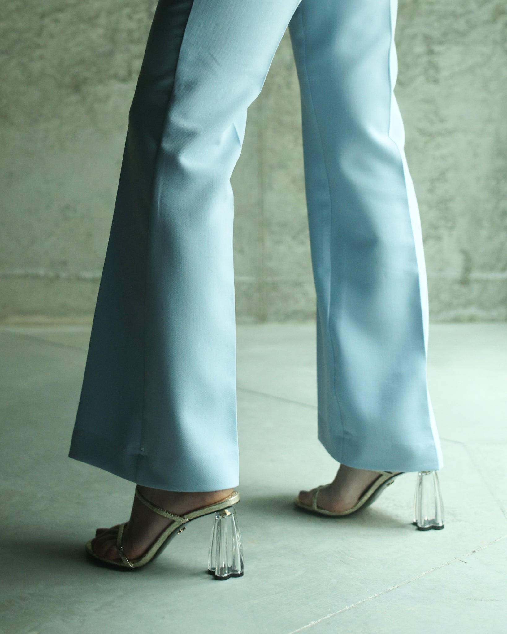 Fiorellini Glass Heel 95 Molten Gold - HOUSE OF ATANA