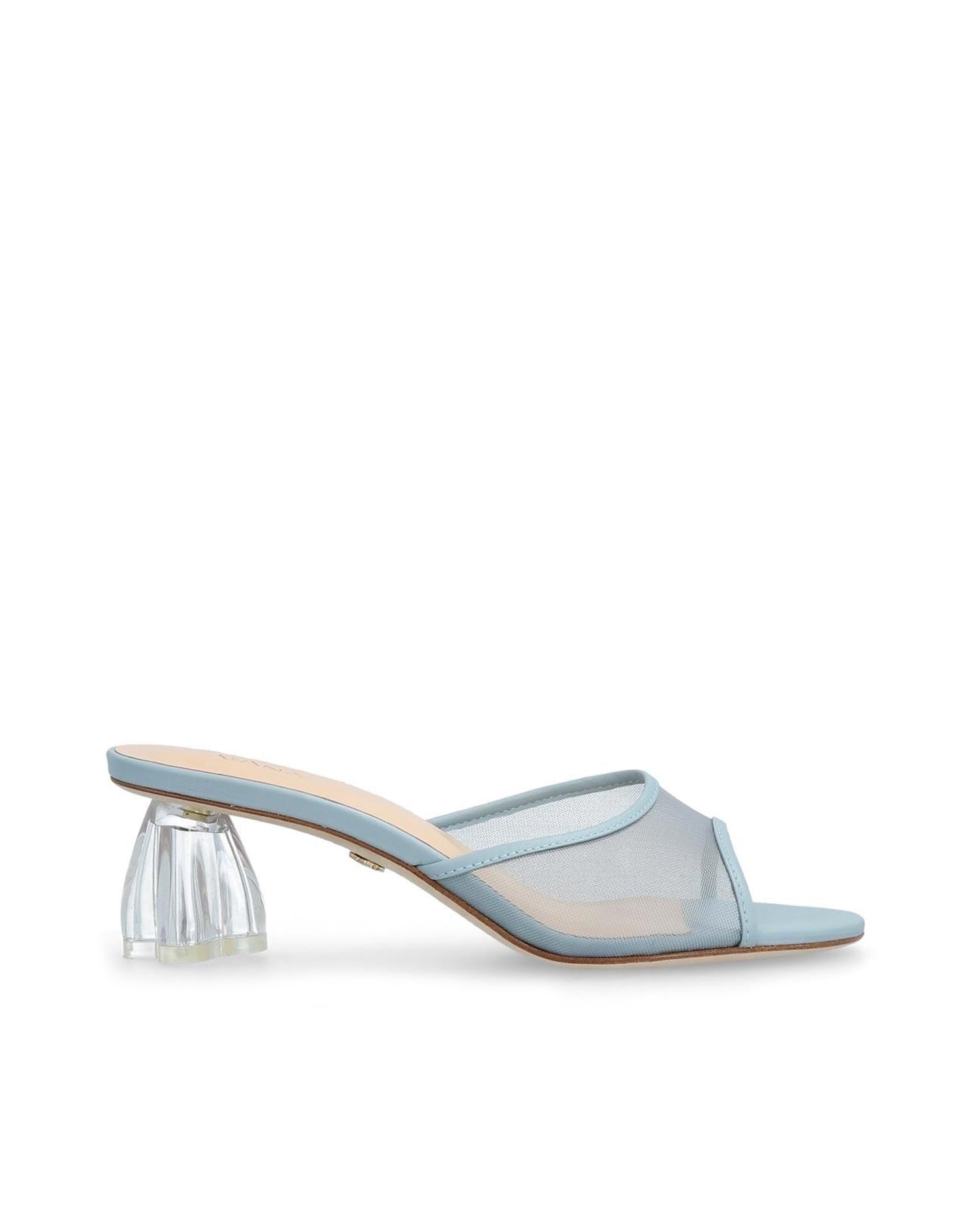 Fiorellini Glass Mule 50 Cielo Blue - HOUSE OF ATANA