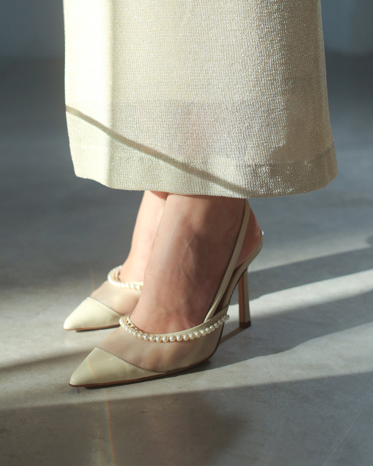 Pearl Sling 95 Wheat Patent - HOUSE OF ATANA