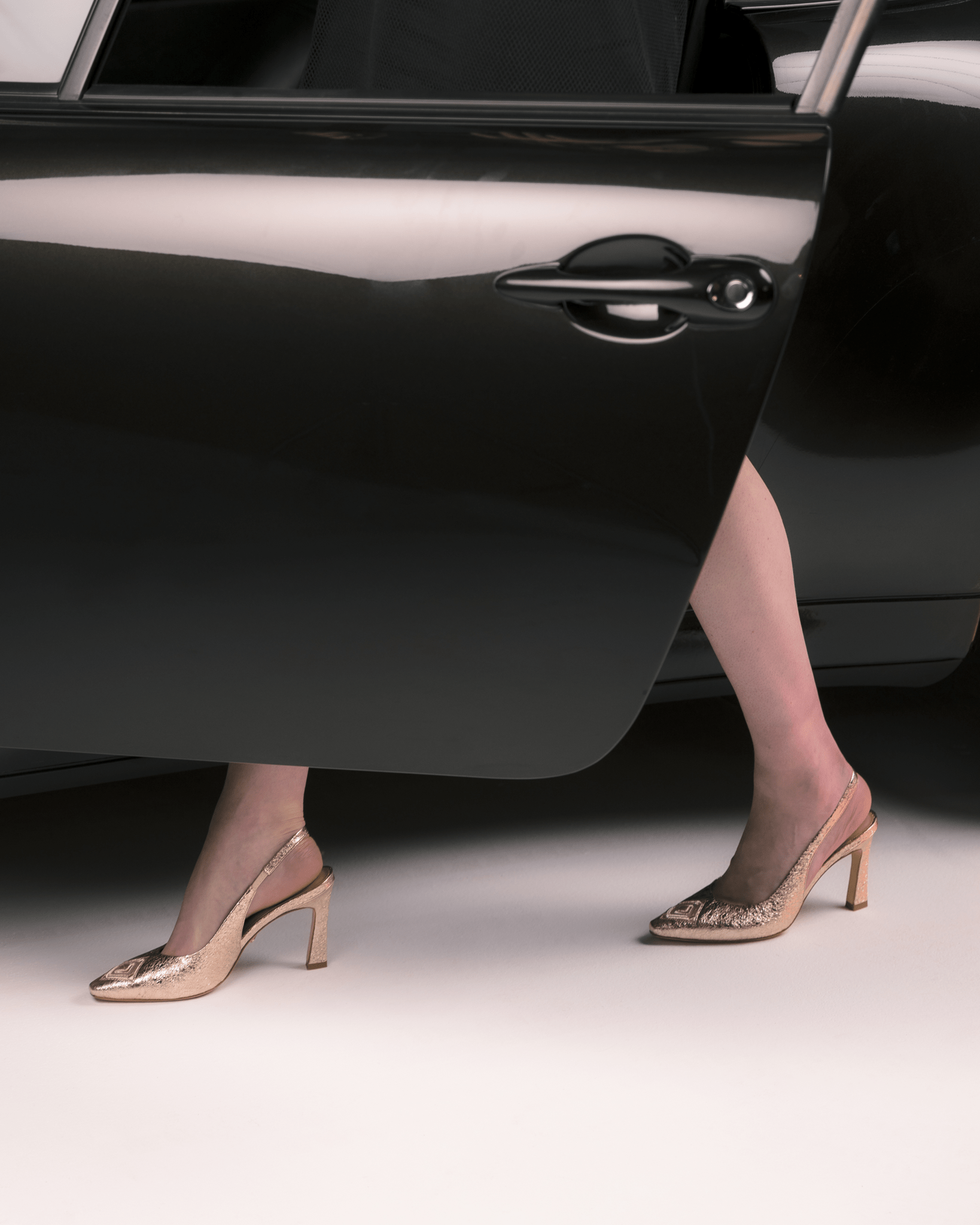 Diamond Slingback 85 Molten Gold - HOUSE OF ATANA