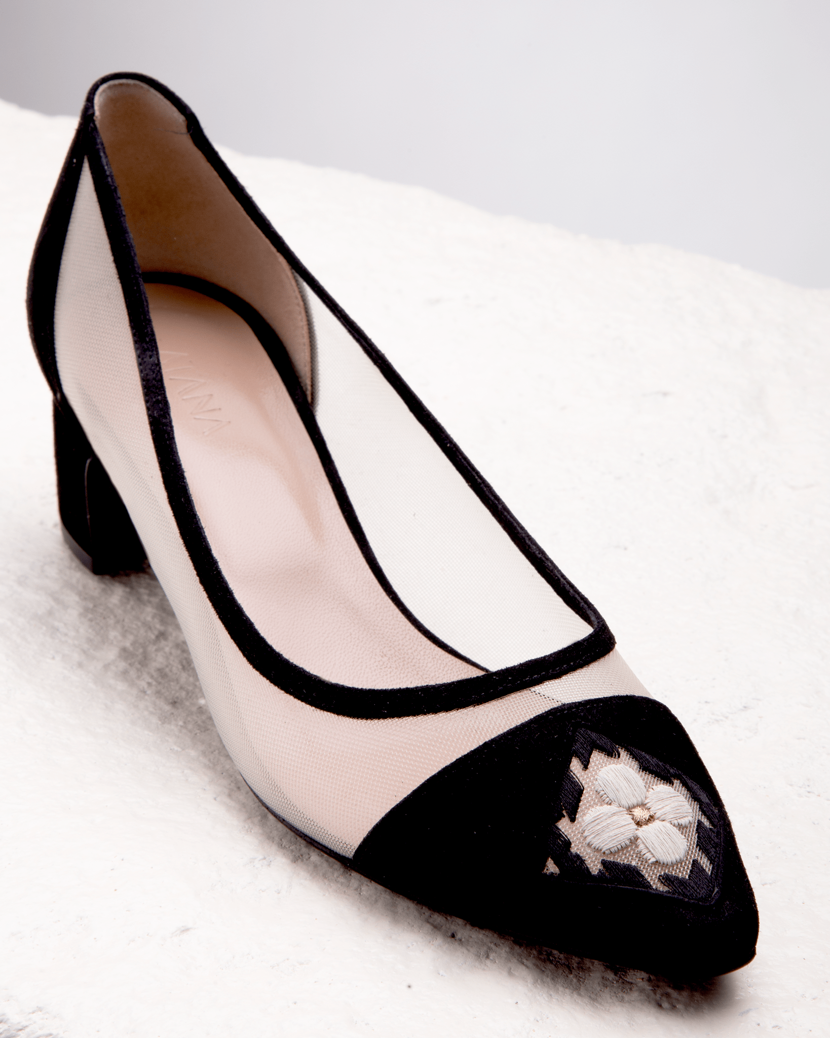 Fiorellini Pump Mesh 45 Black - HOUSE OF ATANA