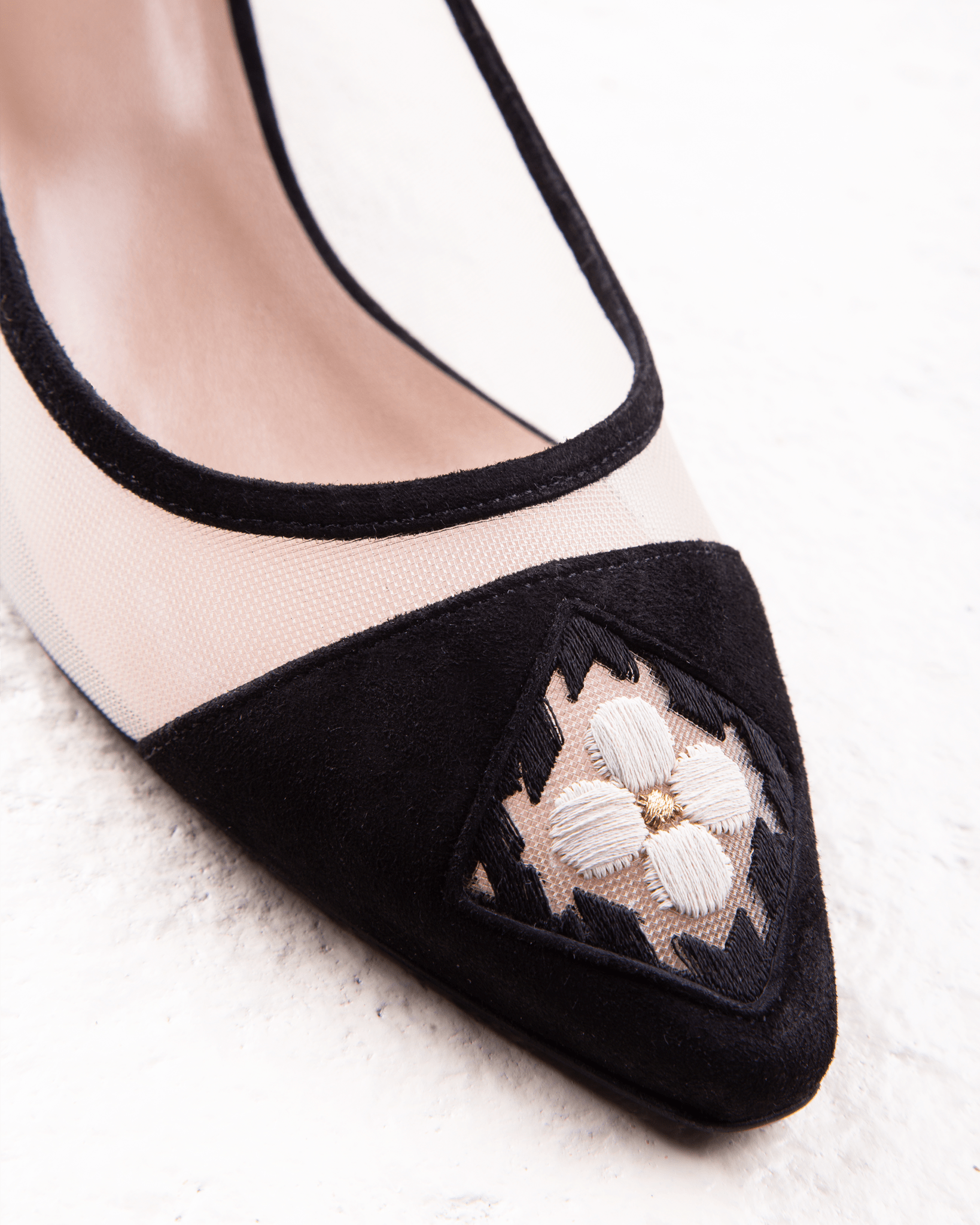 Fiorellini Pump Mesh 45 Black - HOUSE OF ATANA