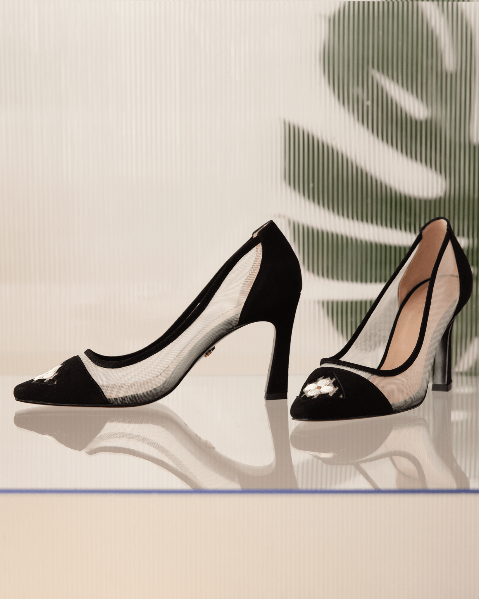 Fiorellini Pump Mesh 85 Black - HOUSE OF ATANA