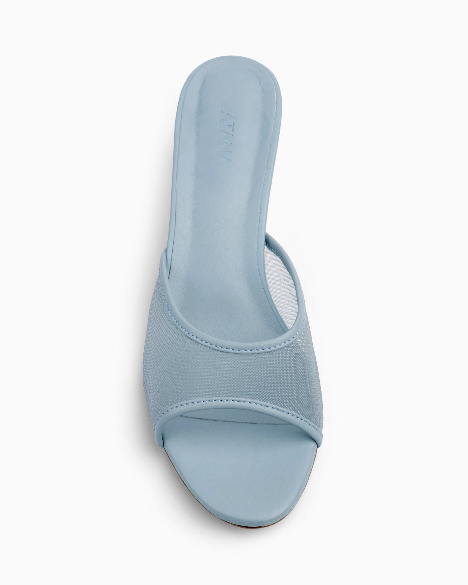 Fiorellini Glass Mule 50 Cielo Blue - HOUSE OF ATANA