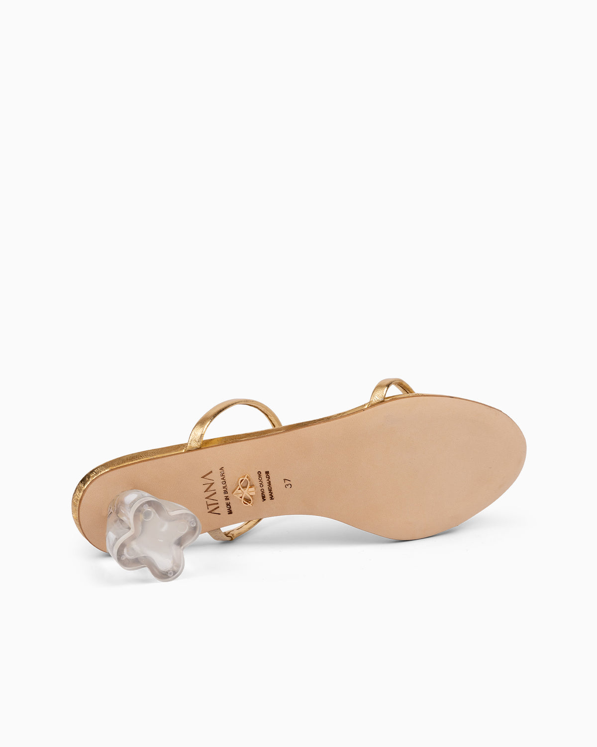 Fiorellini Glass Mule Oro - HOUSE OF ATANA
