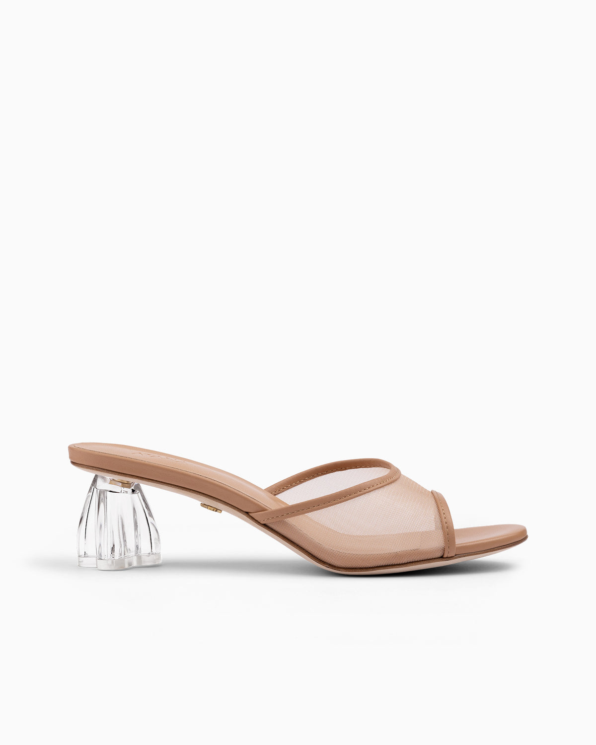 Fiorellini Glass Mule 50 Tan - HOUSE OF ATANA
