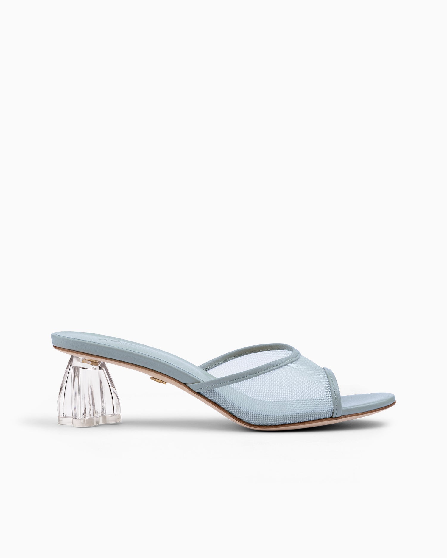 Fiorellini Glass Mule 50 Cielo Blue - HOUSE OF ATANA