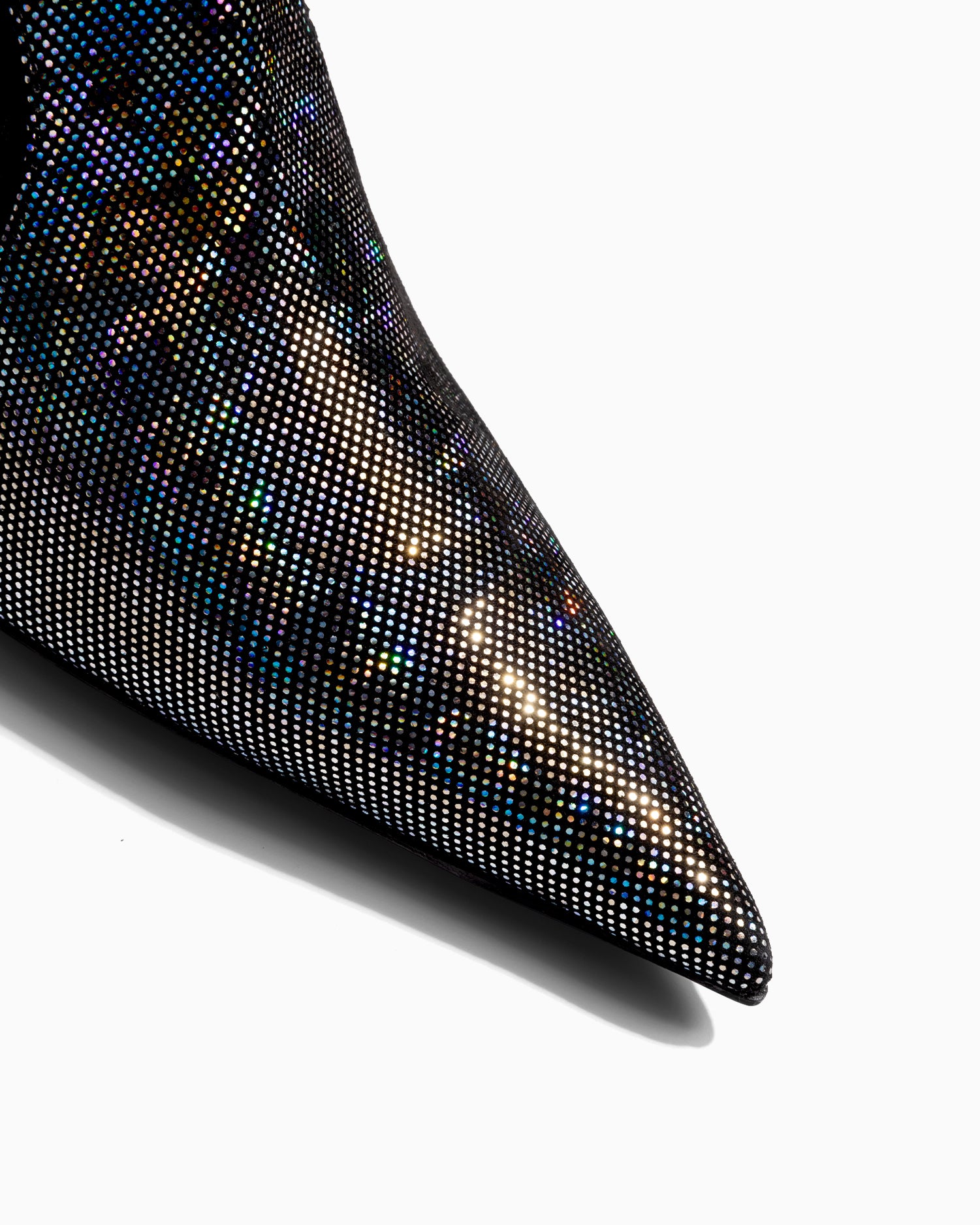 Anna Boot 95 Disco Suede Black - HOUSE OF ATANA