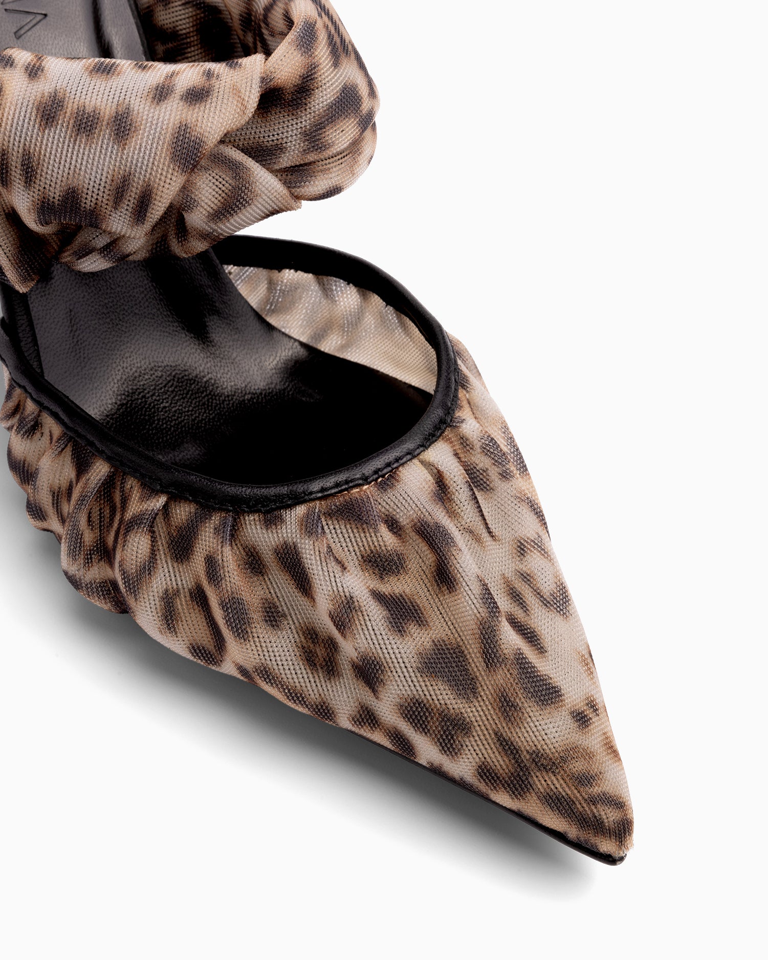 Side Tie Mule 85 Leopard - HOUSE OF ATANA