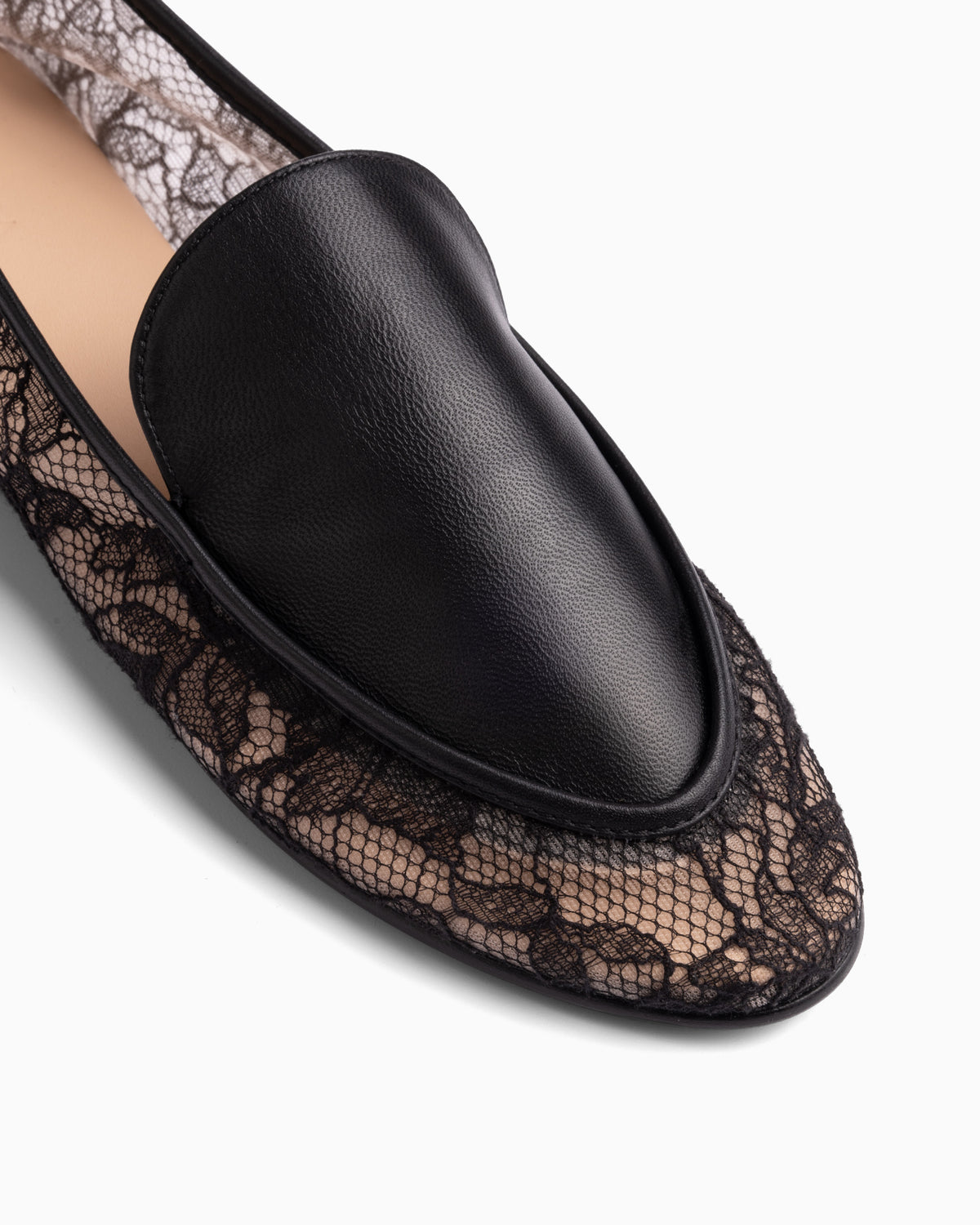 Opera Loafer Black Lace - HOUSE OF ATANA