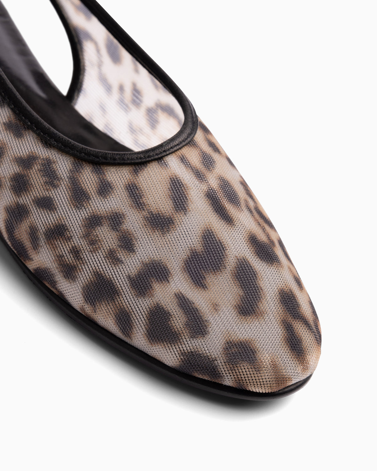 Mesh Ballerina Sling Leopard - HOUSE OF ATANA