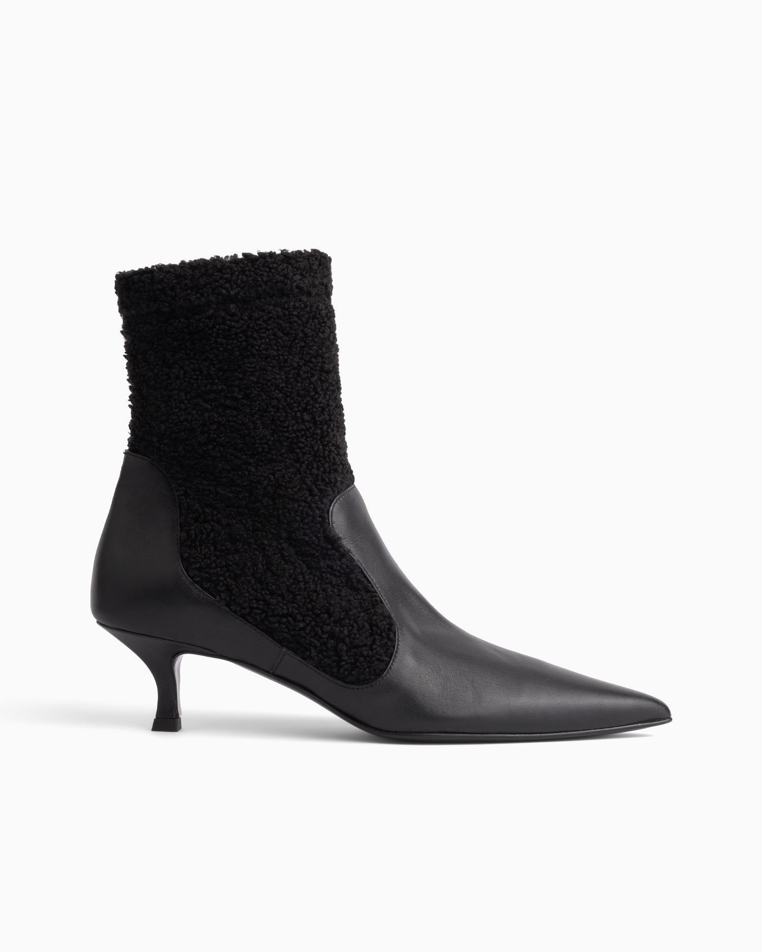 Anna Boot 45 Black Bouclé - HOUSE OF ATANA