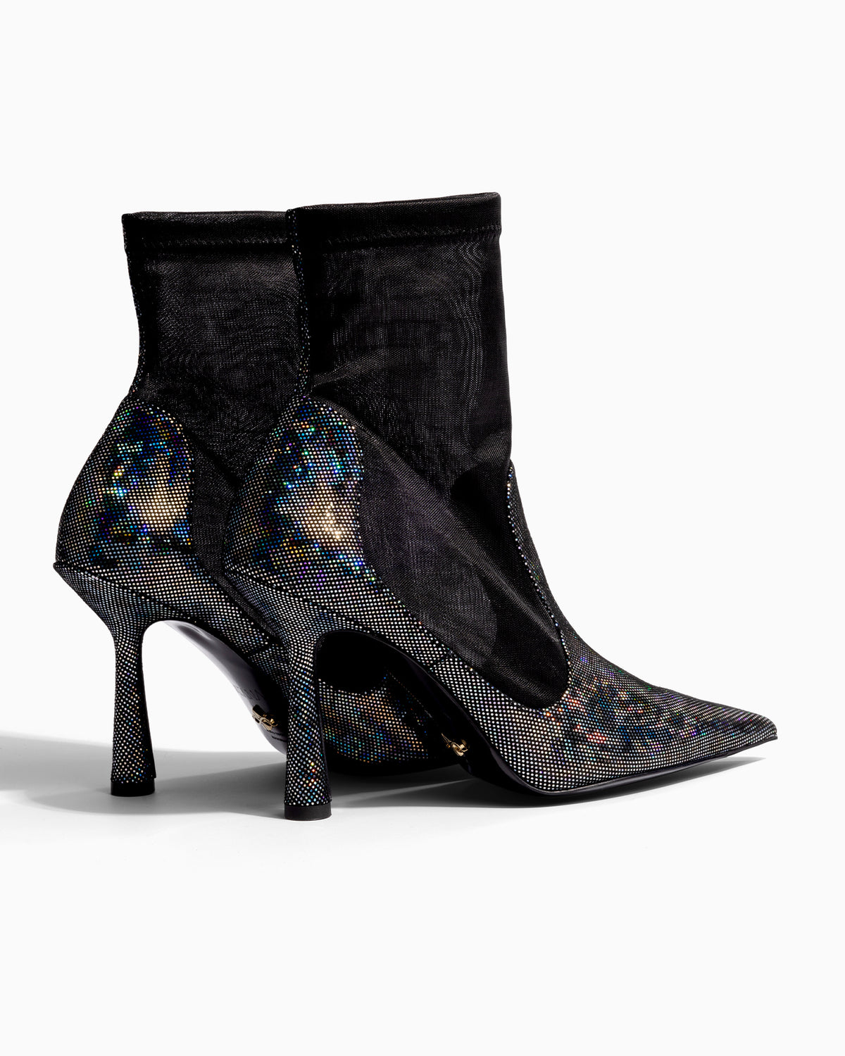 Anna Boot 95 Disco Suede Black - HOUSE OF ATANA