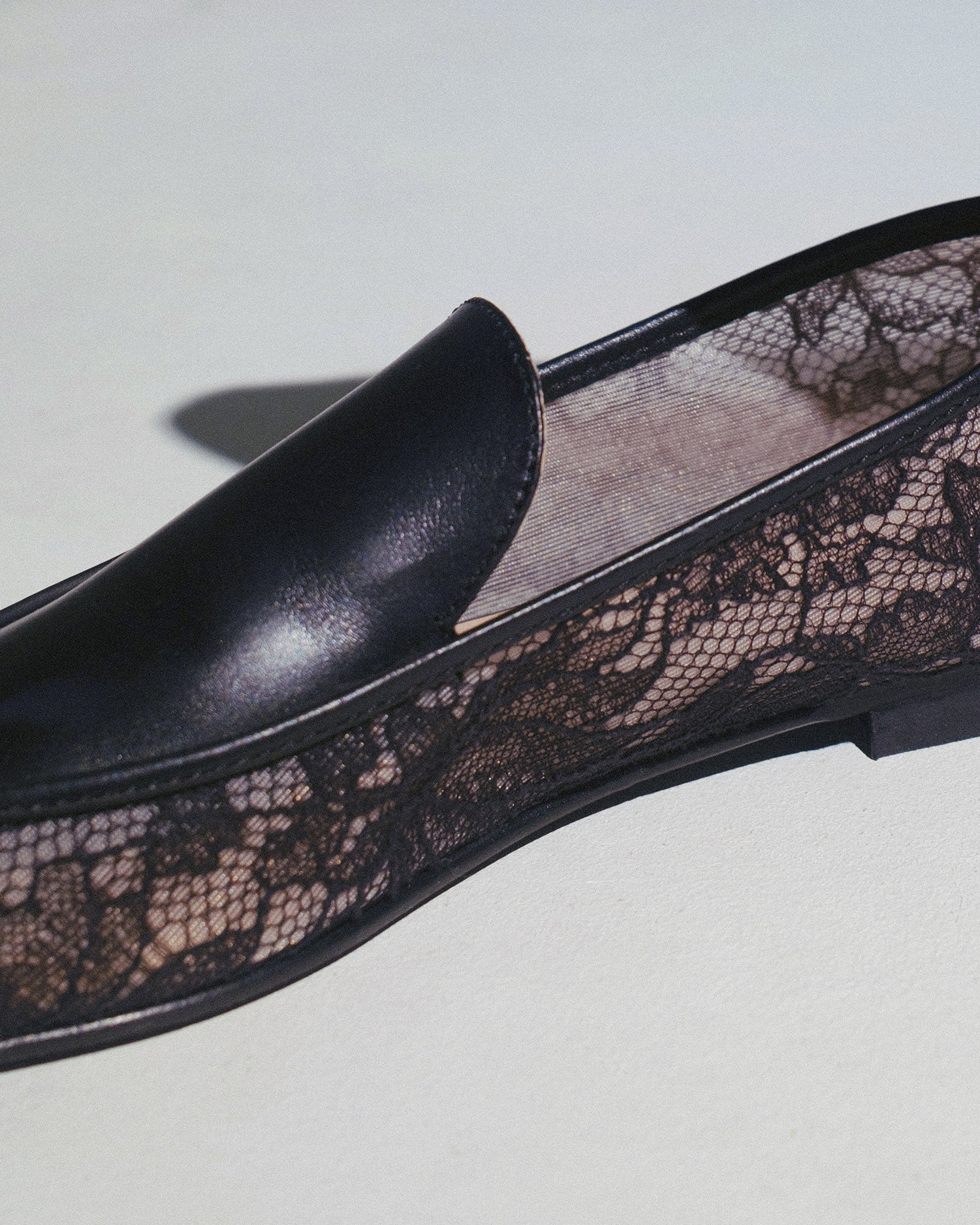 Opera Loafer Black Lace - HOUSE OF ATANA