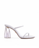 Fiorellini Glass Heel 95 White Patent