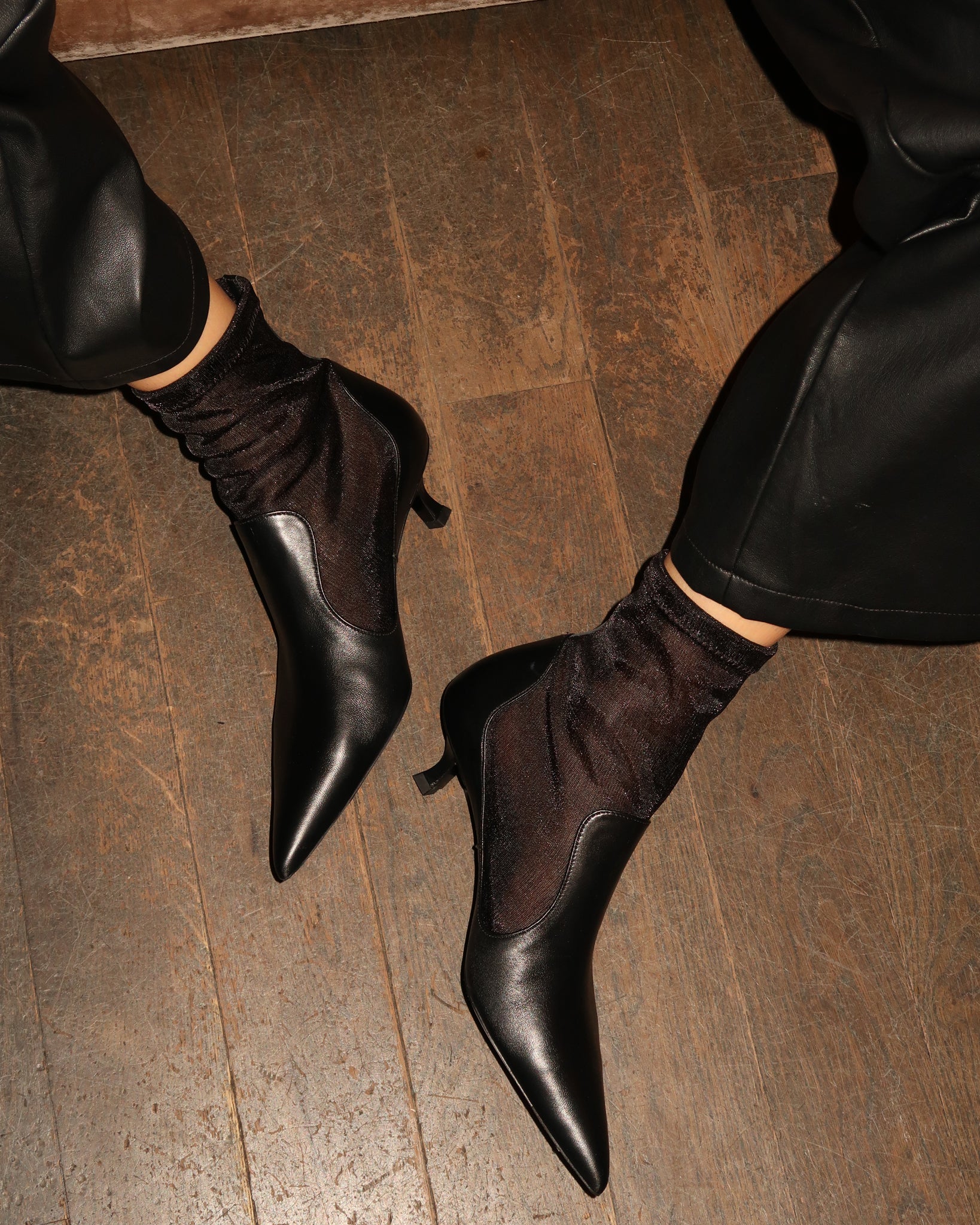 Anna Boot 45 Black Leather - HOUSE OF ATANA