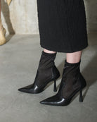 Anna Boot 95 Black Leather - HOUSE OF ATANA