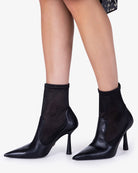 Anna Boot 95 Black Leather - HOUSE OF ATANA