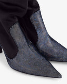 Anna Boot 95 Disco Suede Black - HOUSE OF ATANA