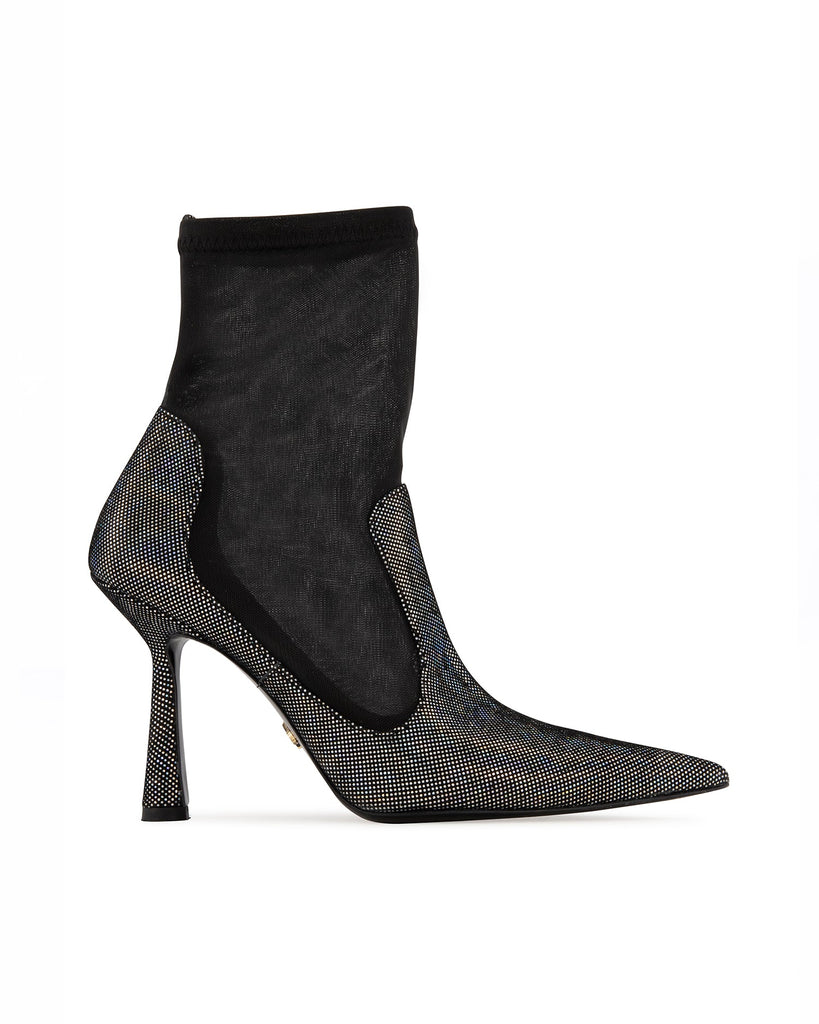 Anna Boot 95 Disco Suede Black - HOUSE OF ATANA