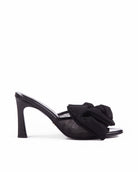 Bow Mule 85 Black Patent - HOUSE OF ATANA