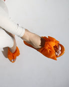 Bow Mule 85 Orange Patent - HOUSE OF ATANA