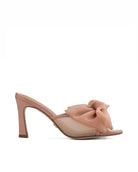 Bow Mule 85 Tan - HOUSE OF ATANA