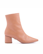 Croc Heel Boot 55 Tan Leather - HOUSE OF ATANA