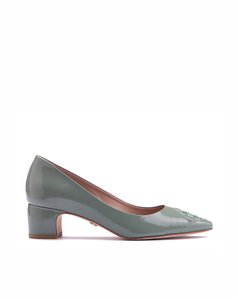 Fiorellini Pump Leather 45 Sea Green - HOUSE OF ATANA