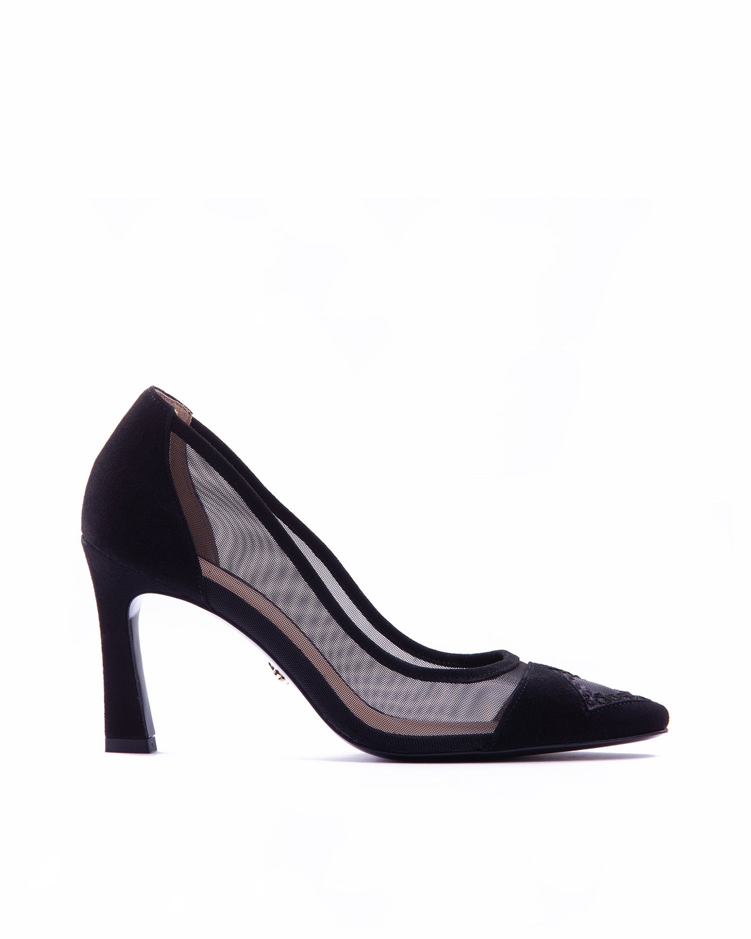 Pearls Pump Mesh 85 Black - HOUSE OF ATANA