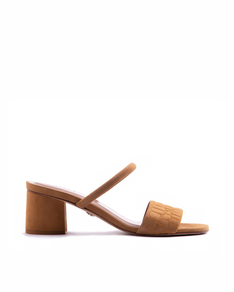 Quilted Croc Mule 55 Golden Rod - HOUSE OF ATANA