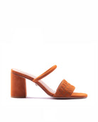 Quilted Croc Mule 75 Sienna Suede - HOUSE OF ATANA