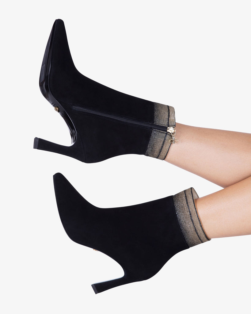 Sock Boot 85 Black Suede - HOUSE OF ATANA