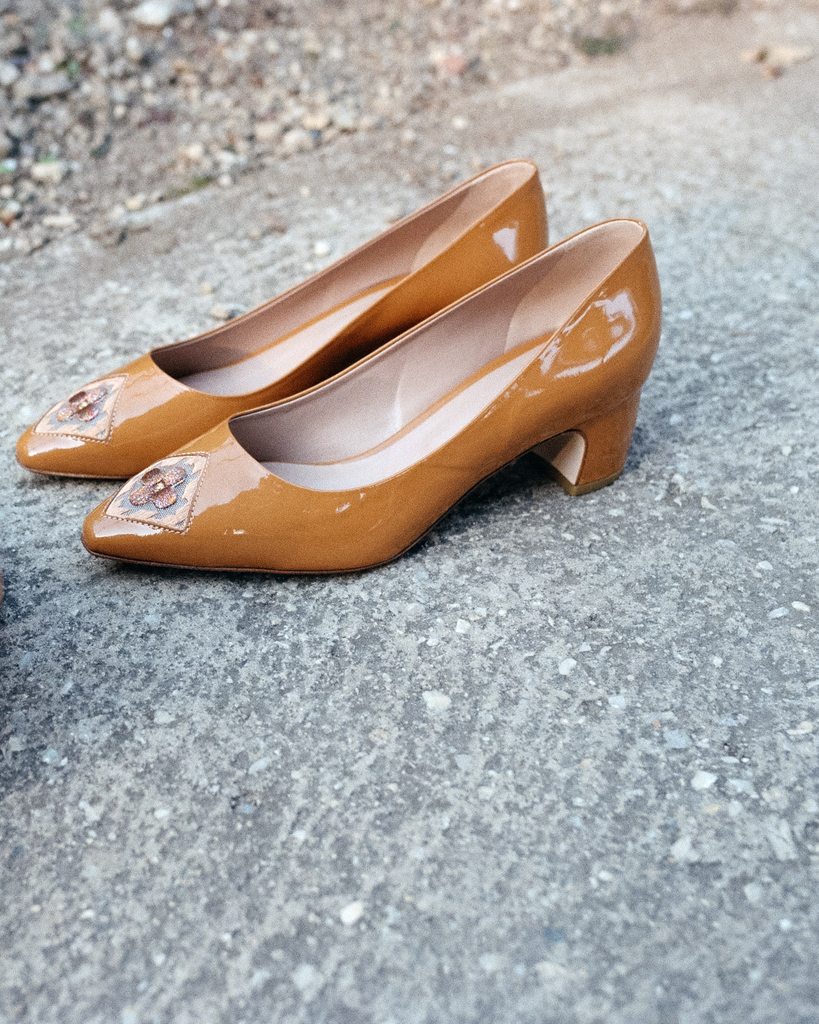 Alexander McQueen Snakeskin Platform Pumps in Brown Leather ref.462505 -  Joli Closet