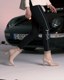 Sock Boot 85 Beige Patent