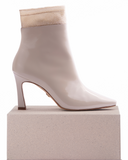 Sock Boot 85 Beige Patent
